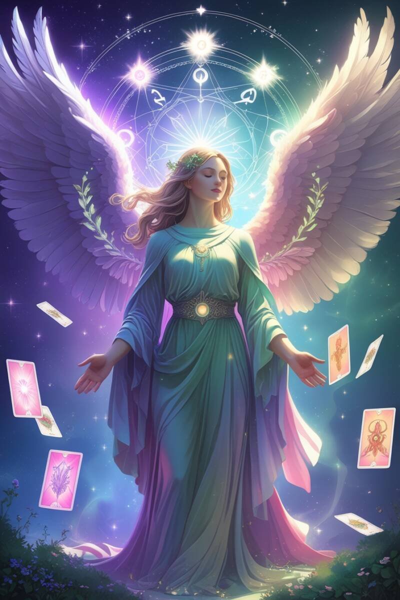 Cartes de Tarot et lecture intuitive de l’Âme avec messages des Archanges pour guider vers l’harmonie intérieure, paix et équilibre énergétique.