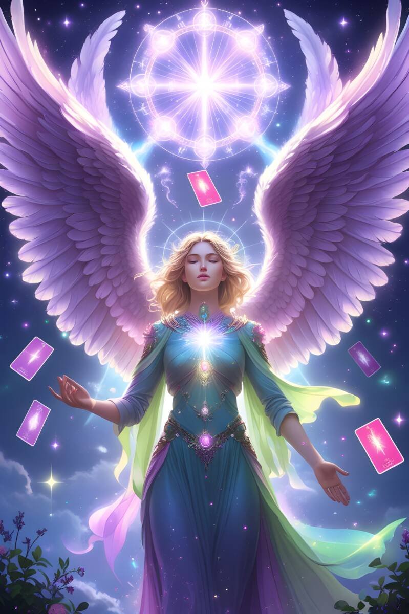 Cartes de Tarot et lecture intuitive de l’Âme avec messages des Archanges pour guider vers l’harmonie intérieure, paix et équilibre énergétique.